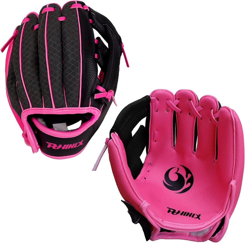 PHINIX Baseball Glove Tee Ball Mitts for Kids Play & Training 8.5" - Image 1